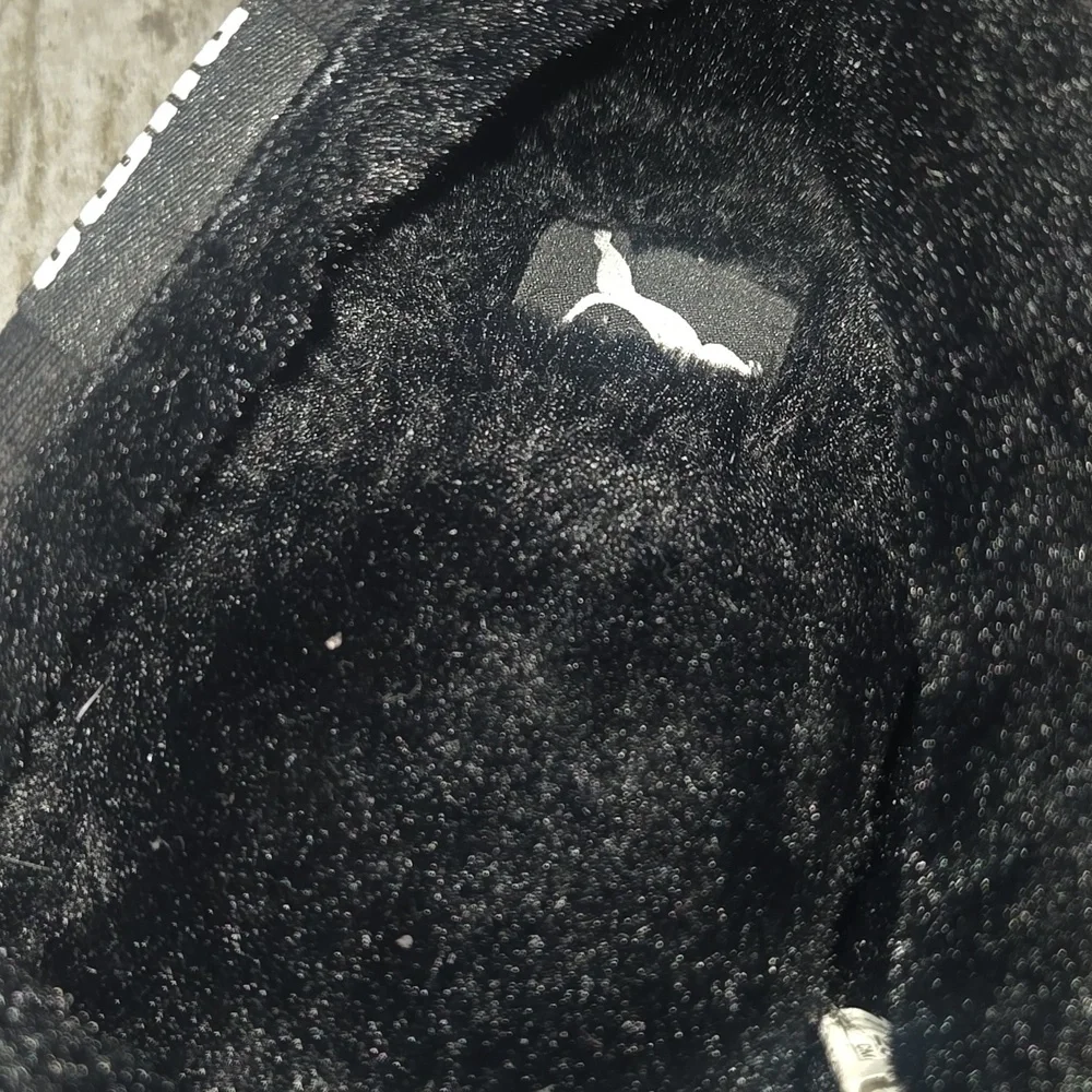 Puma Black and White Cozy Slippers - Picture 3 of 5